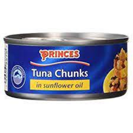 Picture of PRINCESS TUNA CHUNKS SF OIL145GR